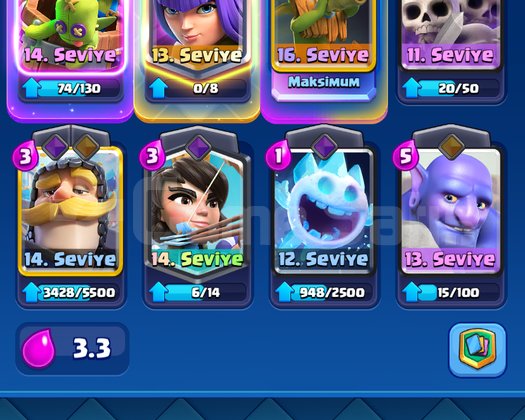 Maks level dart goblinli Log bait hesabı