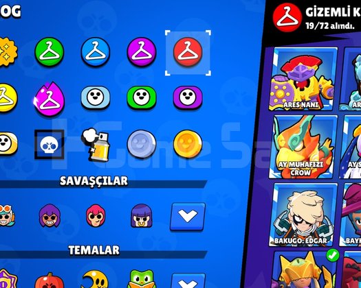 77 BİN KUPA EMEKTAR BRAWL STARS HESABI