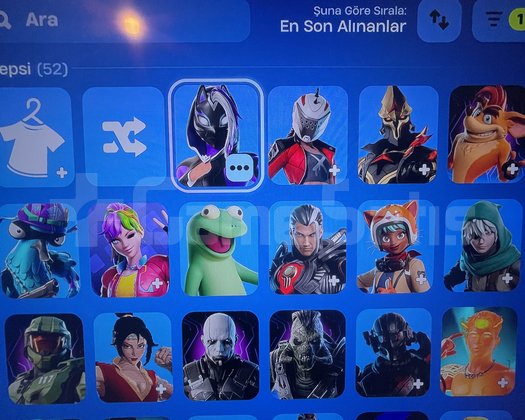 Yılın hesabı uygun hesap 52 skin