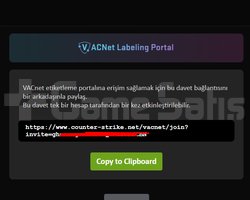 CS2 Vacnet Labeling Portal Invite