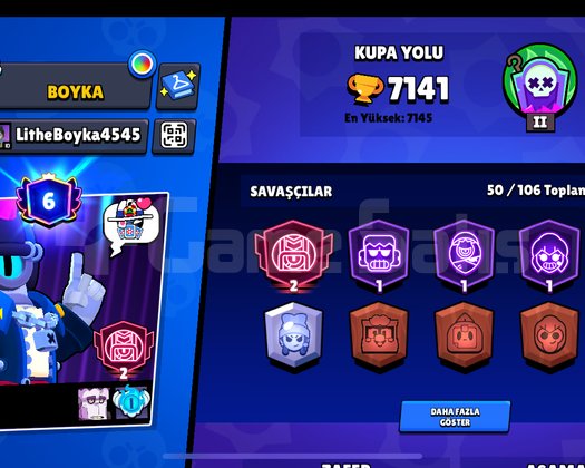 7 K hesap 50 karakter