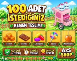 100 Adet Şeker Makinası Ürünleri