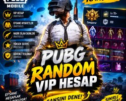60TL VİP RANDOM PUBG HESABI