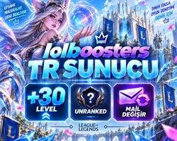 TR SUNUCU/ +30 LEVEL UNRANKED +FRESH ACC