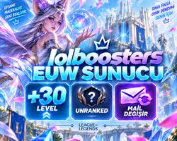 EUW SUNUCU/ +30 LEVEL UNRANKED +FRESH AC