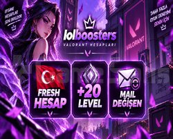 TR SERVER/+20 LEVEL UNRANKED FRESH ACC