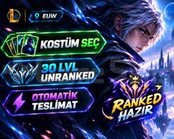 RANKED HAZIR +30 LVL UNRANKED KOSTÜM SEÇ