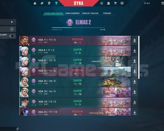 DİA 2 YÜKSEK MMR