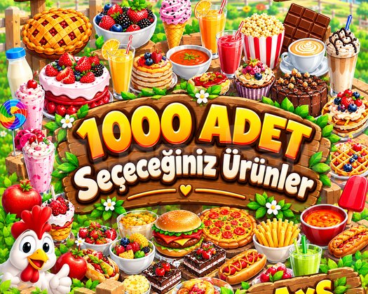 1000 Adet Seçeceğiniz Ürünler