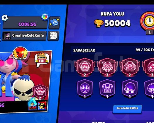 50 K UYGUN DOLU SKİN HESAP 99 KARAKTER