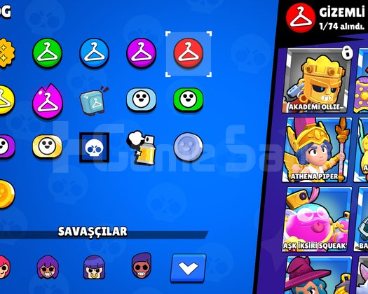 Brawl Stars 9K Kupa hesap 99 Kostüm