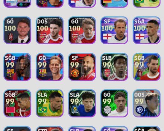 106 cannavaro 104 scholes harika hesap