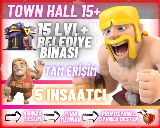 TH15 | 5 İnşaatçı | Tam Erişim Hesap