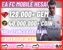 FC Mobile | 128K Gem + 40M Coin Hesap