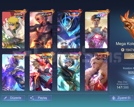Sui main hesap 130 yıldız global Ling ta