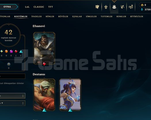PLAT 1 / ESKİ KURULUM / KALİTELİ KOSTÜML