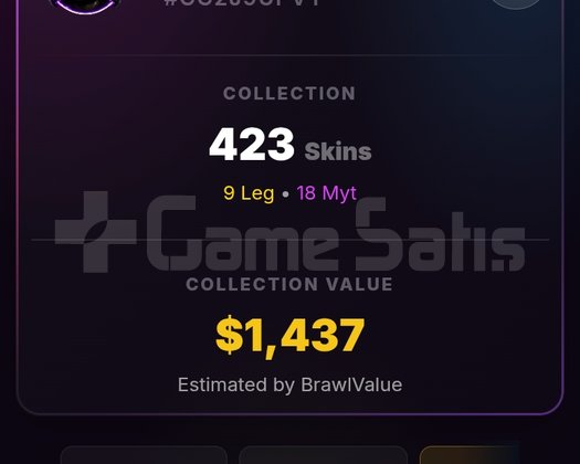 73K Brawl stars bol kostümlü hesap