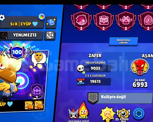 brawl stars hesabı acil satılık 115k