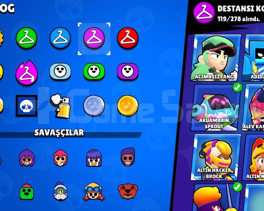 brawl stars hesabı acil satılık 115k