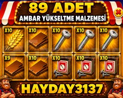 89 ADET AMBAR YÜKSELTME MALZEMESİ