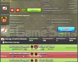 11 LVL GÜZEL İSİMLİ USTA 3 LİGLİ KLAN