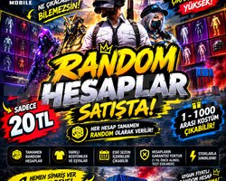 20TL VİP  PUBG RANDOM HESAP