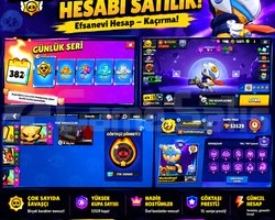 Bolca emek harcanan Brawl stars hesabı