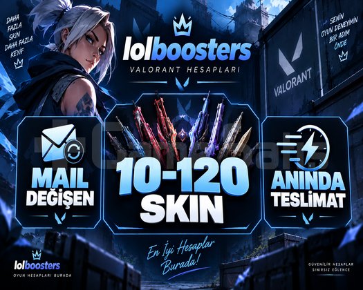 10-120 SKİN / ANINDA TESLİMAT/MAİL DEĞİŞ