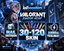 30-120 SKİN / ANINDA TESLİMAT/MAİL DEĞİŞ