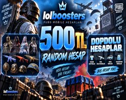 500 TL DOPDOLU RANDOMHESAP/ANINDATESLİM