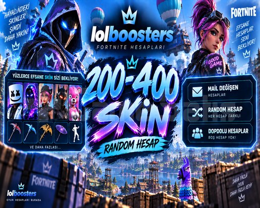 200-400 SKİN DOPDOLU MAİL DEĞİŞEN RANDOM