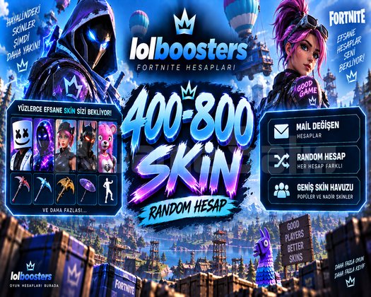 400-800 SKİN DOPDOLU MAİL DEĞİŞEN RANDOM
