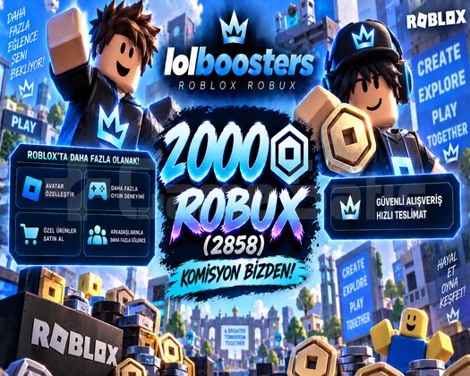 2858 2000 ROBUX KOMİSYON BİZDEN SORU