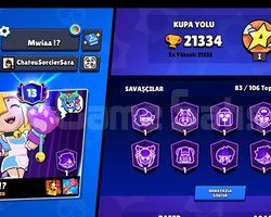 brawl stars kız hesabı bs