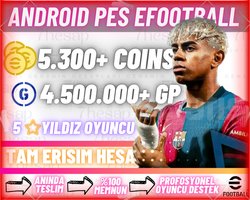 Android | 5300 COIN + 4.5M GP Tam Erişim