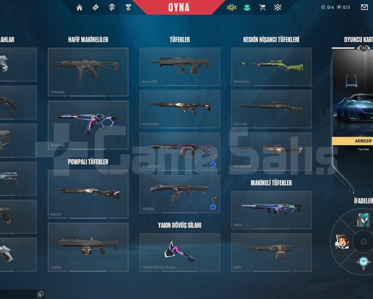 UYGUN 6 VANDAL SKİNLİ HESAP