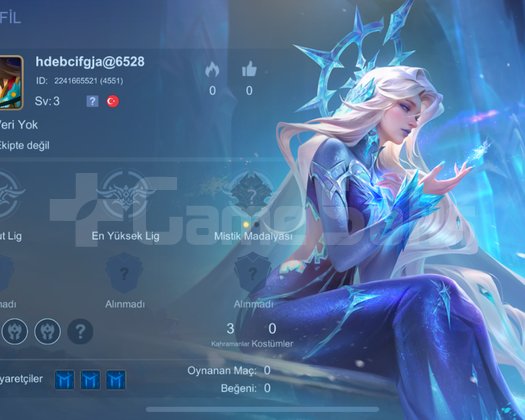 MLBB BAŞLANGIÇ HESABI