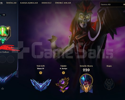 Euw dia4 handmade temiz hesap 89 skin