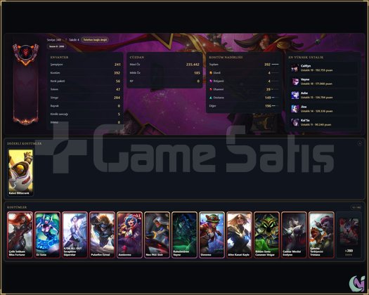 Full ADC Main Caitlyn-Vayne | 392 KOSTÜM