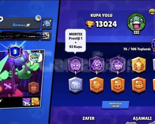 14K 76KARAKTER NADİR EFSANE HESAP