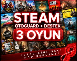 İSTEDİĞİNİZ 3 OYUN OTOMATİK TESLİMAT