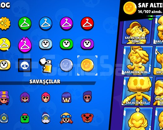 Brawl stars hesap!! +200 k yatırım