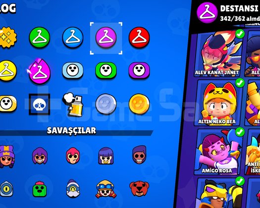 Brawl stars hesap!! +200 k yatırım