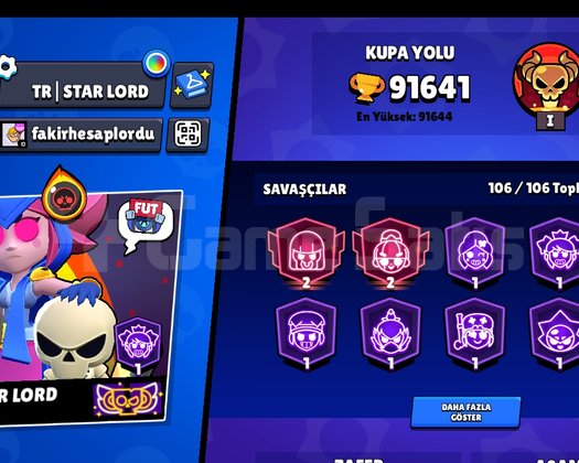 91k +80 full seviye 25 efsanevi kostüm