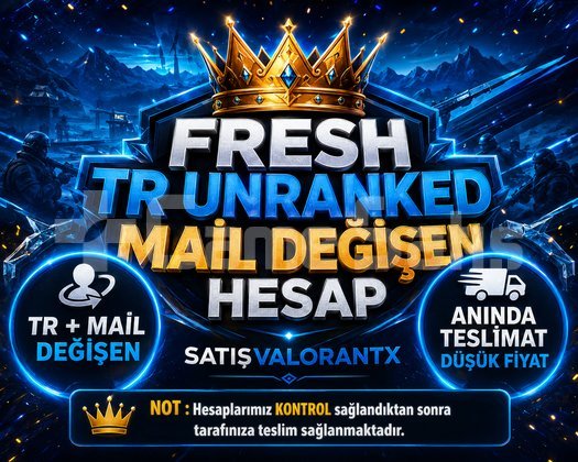 TR +20 LVL UNRANKED - MAİL DEĞİŞEN!