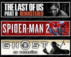 The Last Of Us 2 +Spider-Man 2 +Tsushima