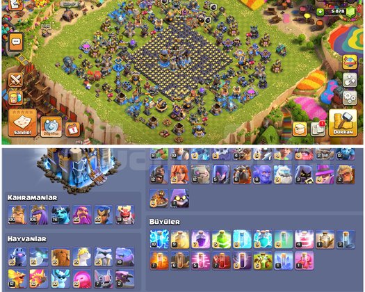 TH17COC |  236 LEVEL | 1162 MADALYA !