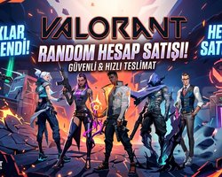 VALORANT 20-100 SKİN ARASI RANDOM HESAP