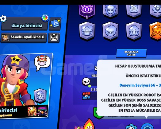 BRAWL STARS 2020 HESABI