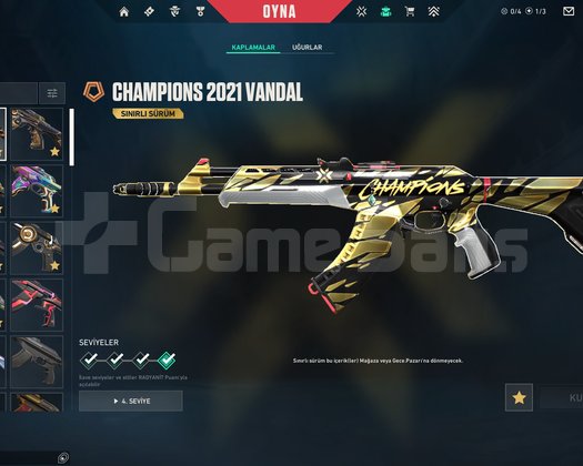 CHAMPİONS 21-22-24 VCT ARCANELİ +300K